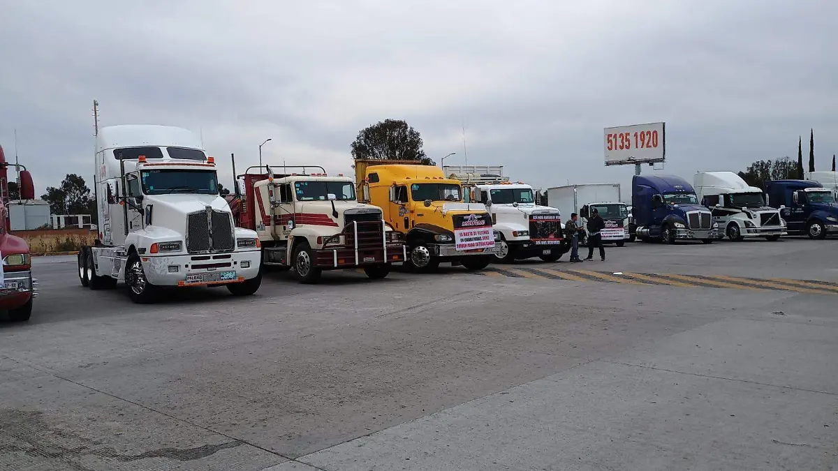 Manifestación transportistas SJR