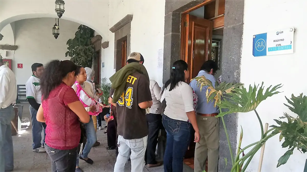 El Registro Civil ahora opera en las instalaciones de la Presidencia Municipal
