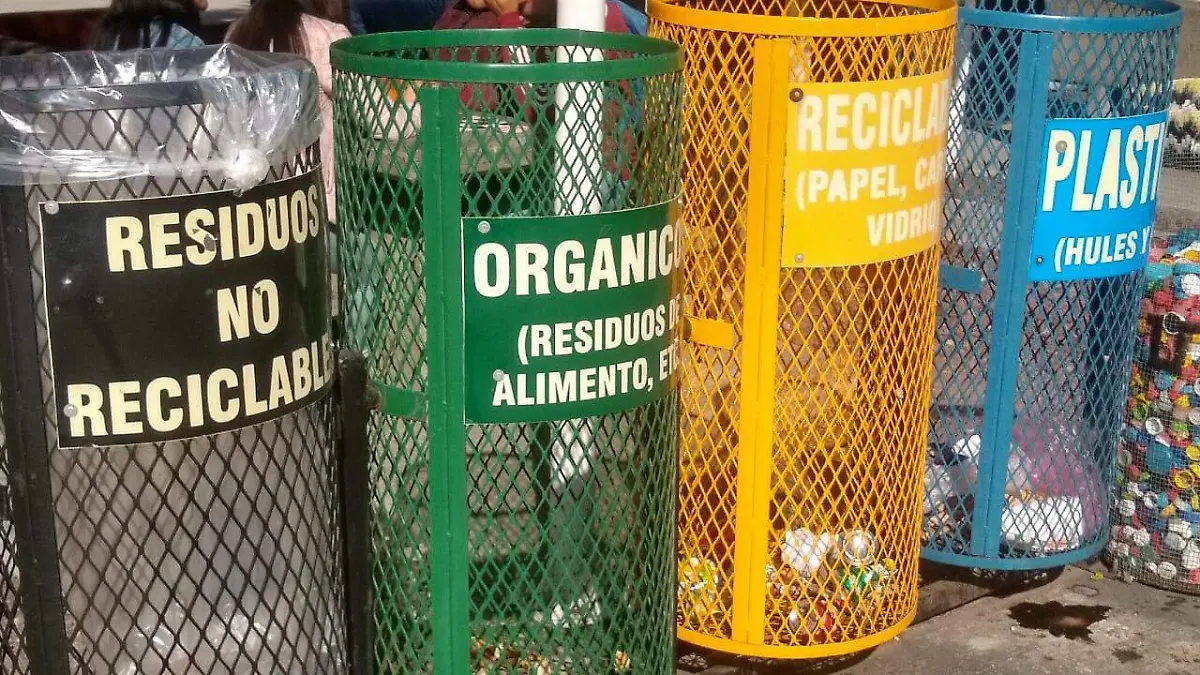 Alumnos siguen abonando a mantener estrategias ambientales en el plantel. Foto Dolores Martínez El Sol de San Juan del Río.