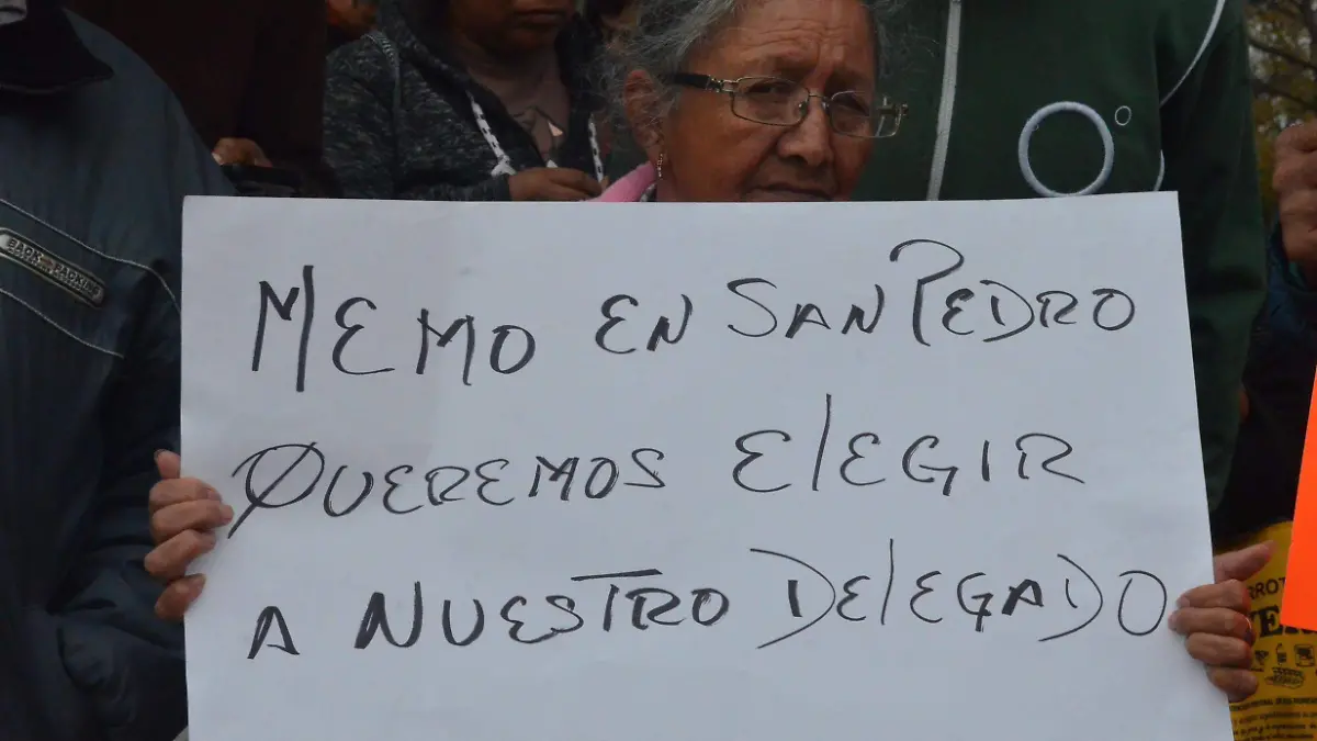 Solicitarán la intervención de gobierno del estado para evitar la imposición del delegado en San Pedro Ahuacatlán. Foto Luis Luévanos