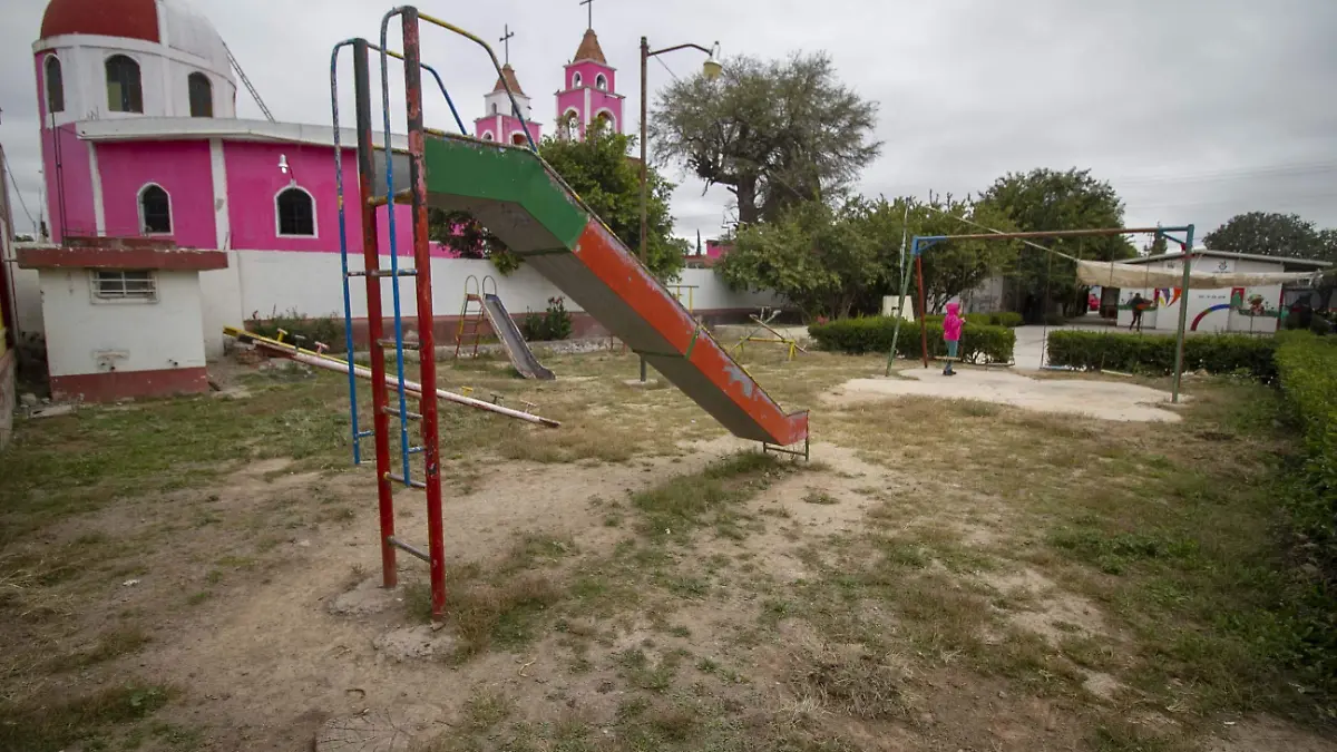 Por tener escasa población estudiantil, autoridades ignoran necesidades del preescolar “Lázaro Cárdenas” de Noria Nueva. Foto César Ortiz