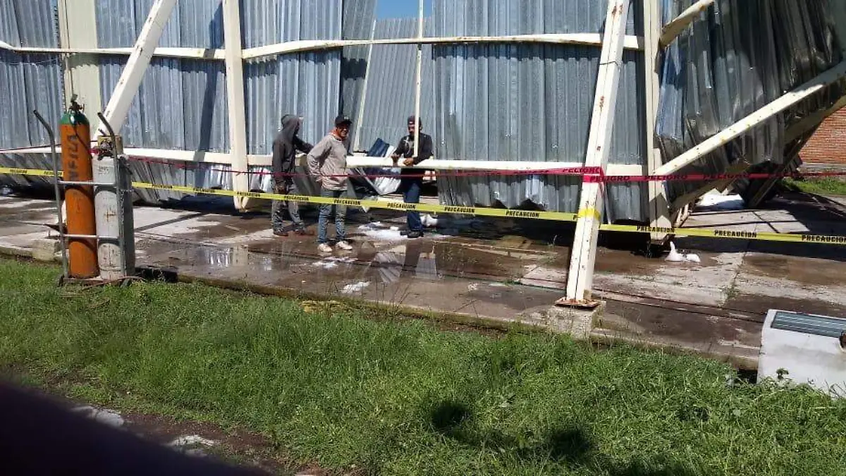 Rehabilitarán la techumbre de la comunidad de Los Árboles. Foto César Ortiz.