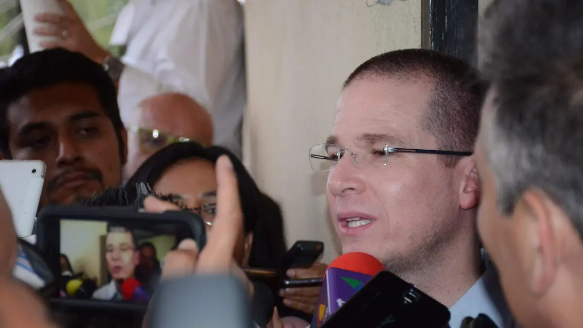 Ricardo Anaya Cortés, candidato a la Presidencia de la República de la coalición Por México al Frente.
