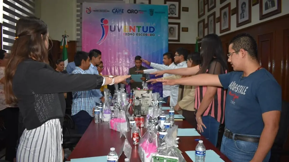 Organizan Primer Cabildo con jóvenes de Pedro Escobedo.  Foto Cortesía. (2)
