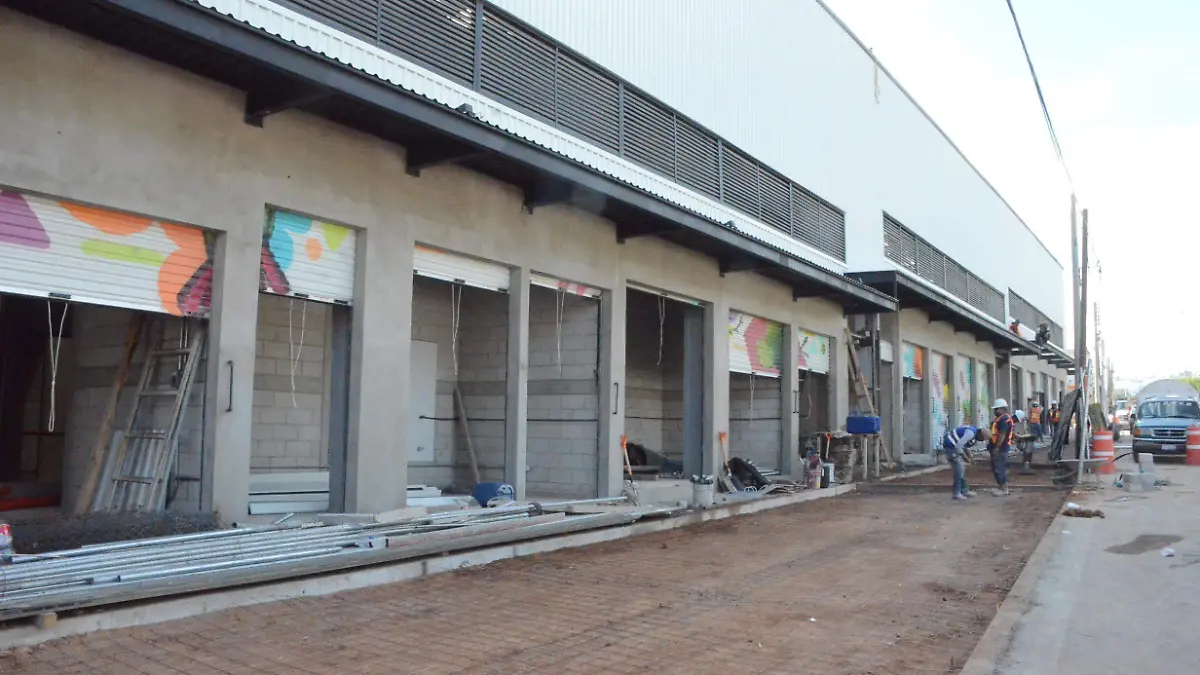 Afinan detalles en la remodelaci_n del mercado Pedregoso.  Luis Lu_vanos.  El Sol de San Juan del R_o.