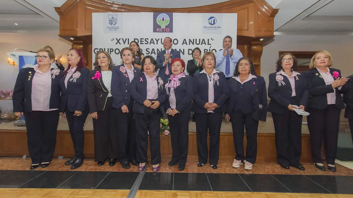 Voluntariado de Grupo Reto San Juan del Río llevó a cabo la edición XVI de su Desayuno Anual.  Foto César Ortiz.