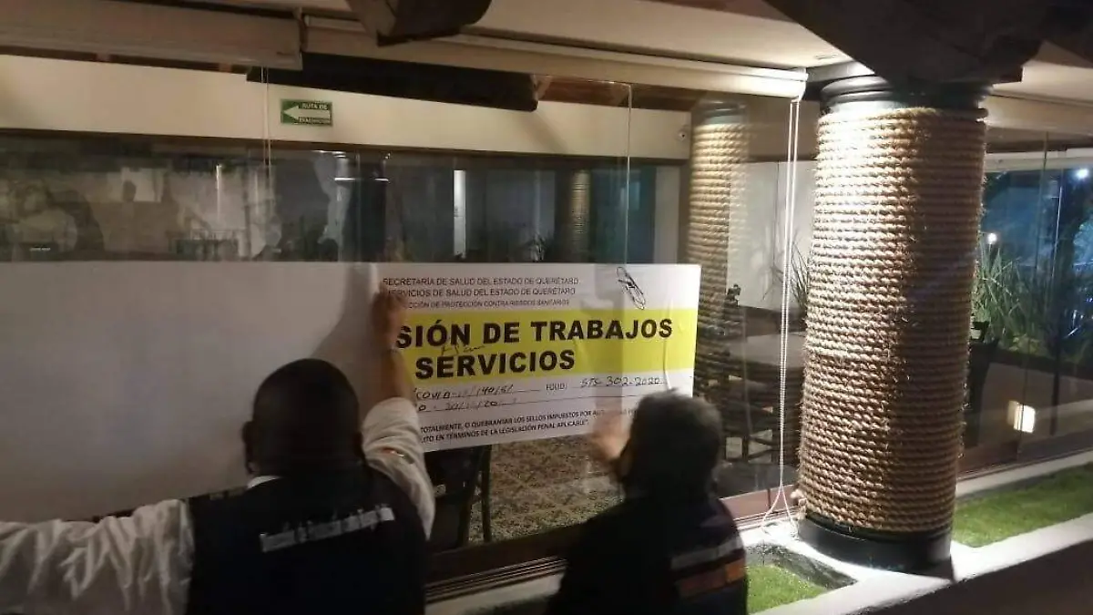 Los cierres se dieron por no cumplir con los protocolos de sanidad.  Cortes_a Fb Supervisi_n sanitaria.
