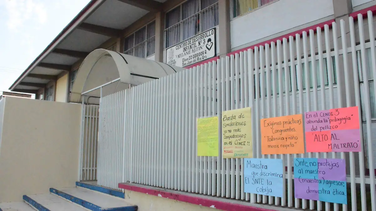 Educadora del Cendi Número 3 Melanie Klein, ubicado en la zona oriente desmiente