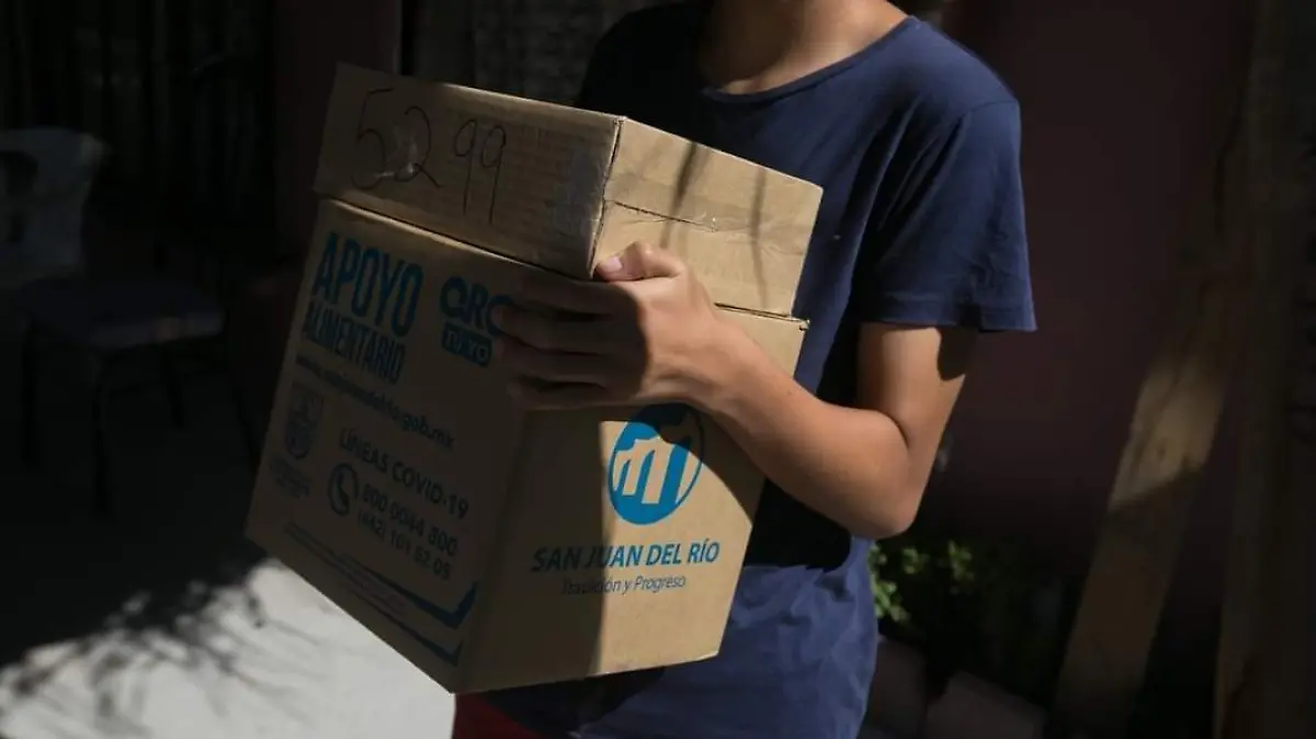 Habrá una nueva etapa para la entrega de despensas.  Cortesía Gobierno SJR.