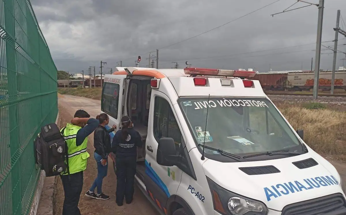 Param_dicos atendieron a la joven en la zona oriente del municipio.  Cortes_a Polic_a Municipal SJR.