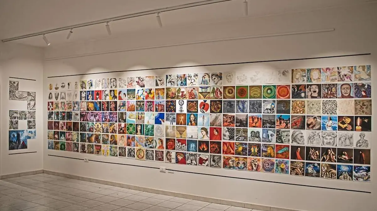 SJR Los mosaicos expuestos en Italia