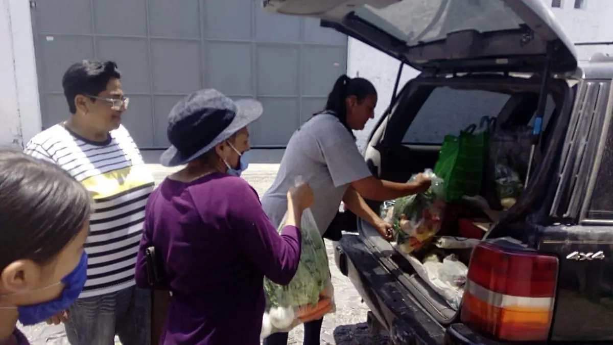 Con apoyo de l_deres comunitarios creci_ el programa Despensas Verdes.  Cortes_a AMEYT SJR.