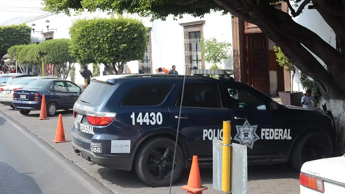 La presencia de la Policía Federal refuerza la seguridad en San Juan del Río y municipios vecinos. Foto César Ortiz