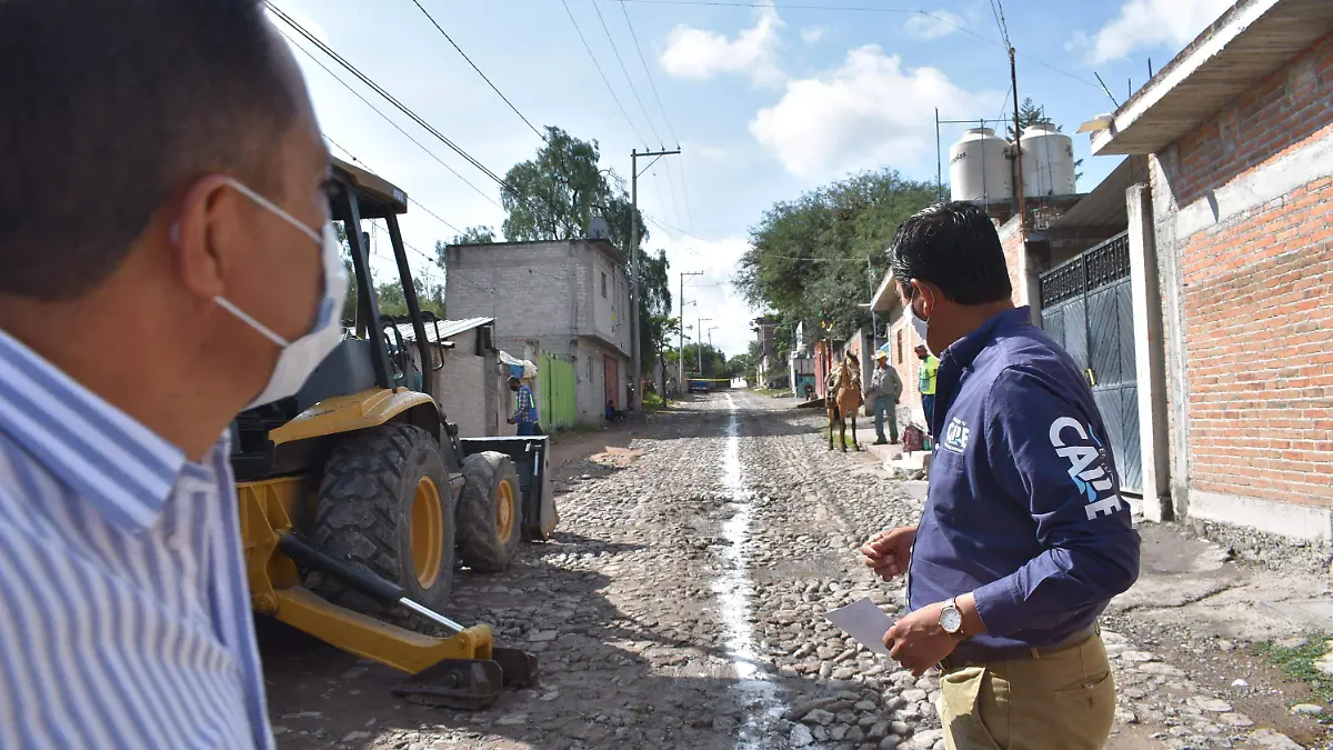 Iniciaron trabajos de modernizaci_n en la comunidad de Ajuchitlancito.  Cortes_a Gobierno Escobedo.