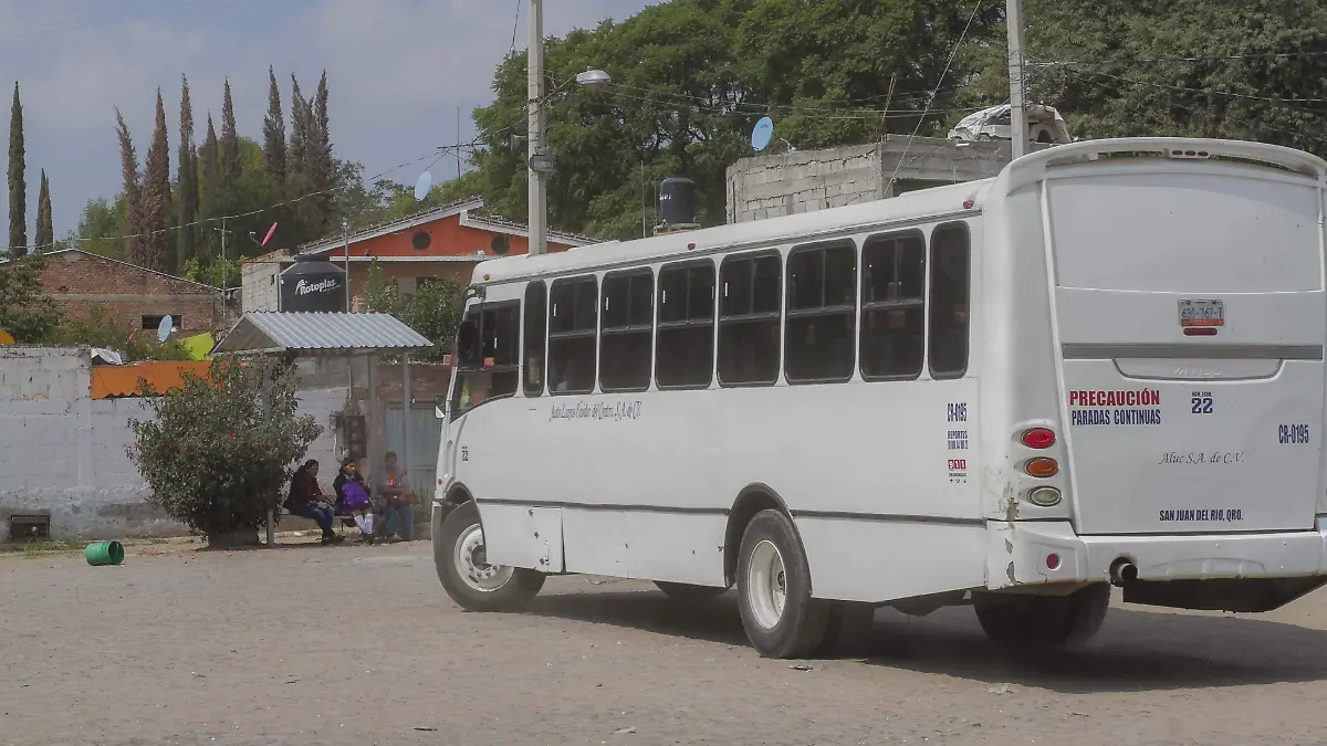 Apuestan para mejorar la operatividad del transporte público. Foto César Ortiz.  El Sol de San Juan del Río.