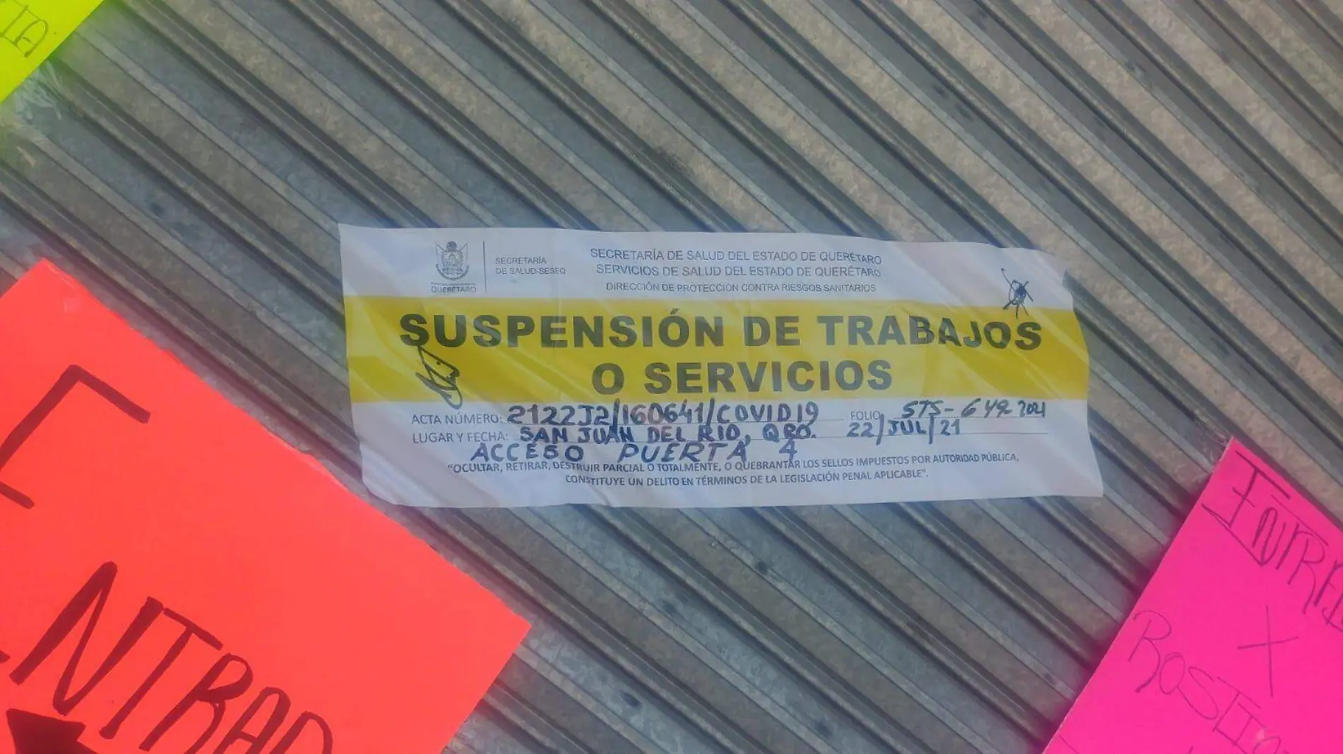 suspensión