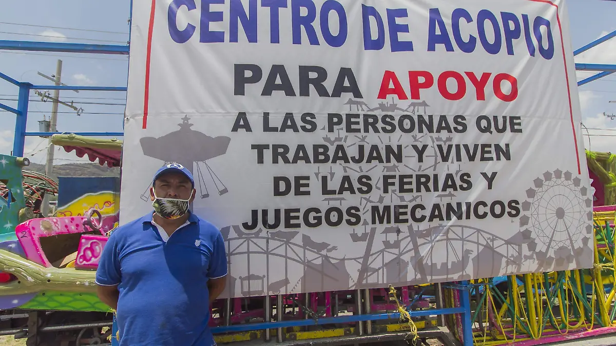 Ferieros solicitan vivieres para sus familias en centros de acopio.C_sar Ortiz. El Sol de San Juan del R_o.