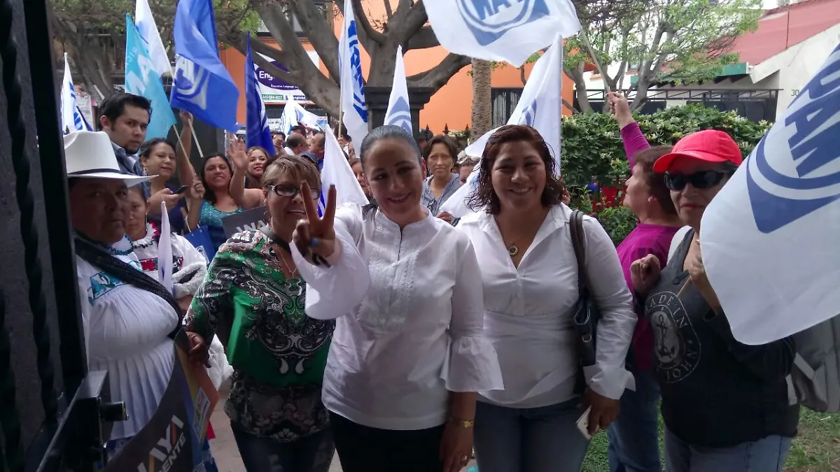 Verónica Hernández Flores, candidata del Partido Acción Nacional al VIII Distrito local