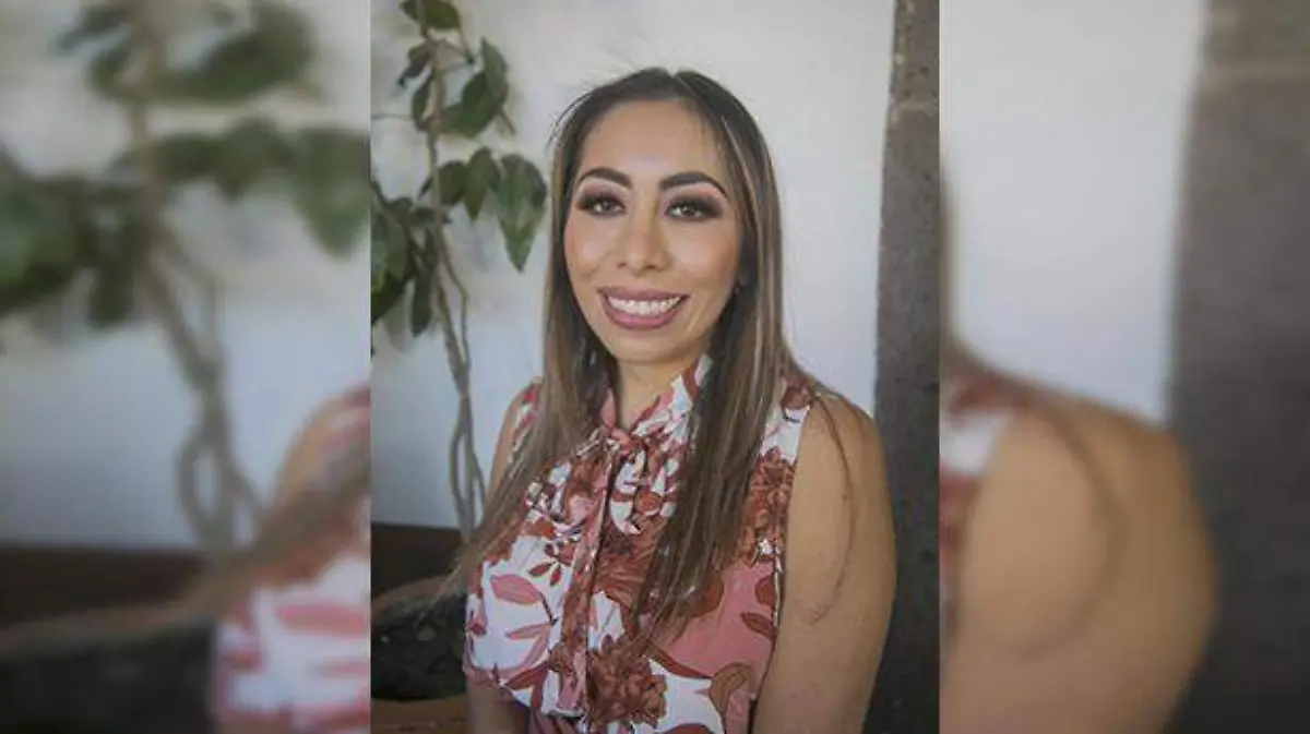 Erika Rosales Moreno, dirigente del PVEM, en el municipio de San Juan del Río.  Foto César Ortiz  El Sol de San Juan del Río.