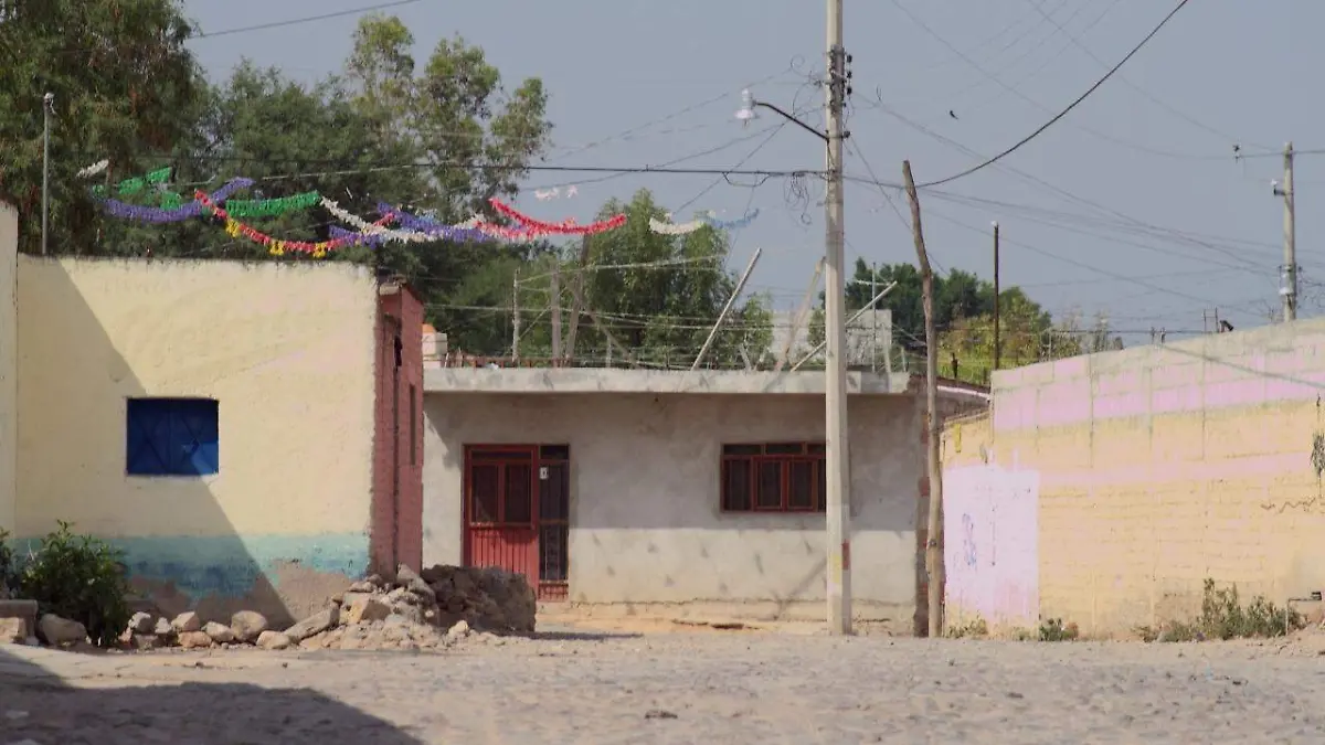 Hay mala situación del alumbrado público en la comunidad de Guadalupe Septién.  Foto César Ortiz.