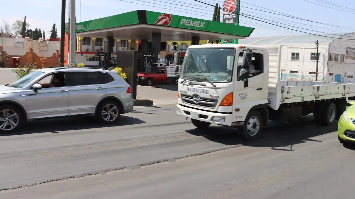 La avenida es muy transitable, comentó. 