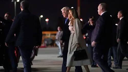 Trump llega a Roma para el funeral del Papa