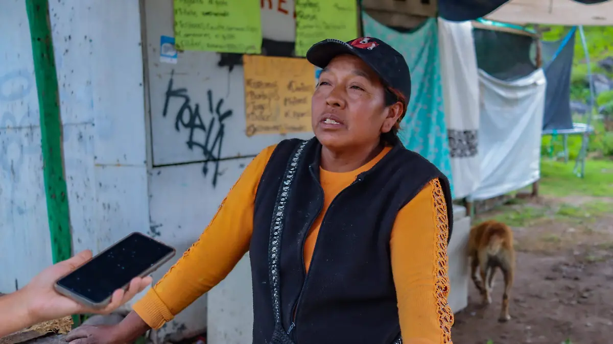 Juana Bautista Morán, productora piscícola de La Estancia