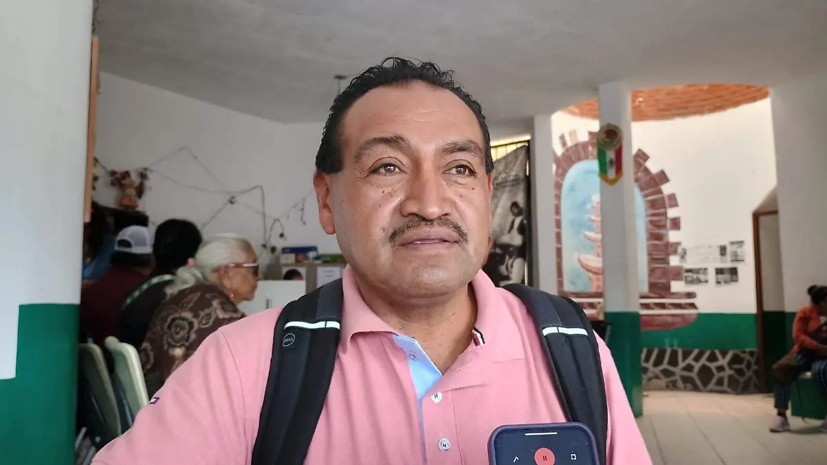 Héctor Ramírez Hernández, delegado de la comunidad de La Valla