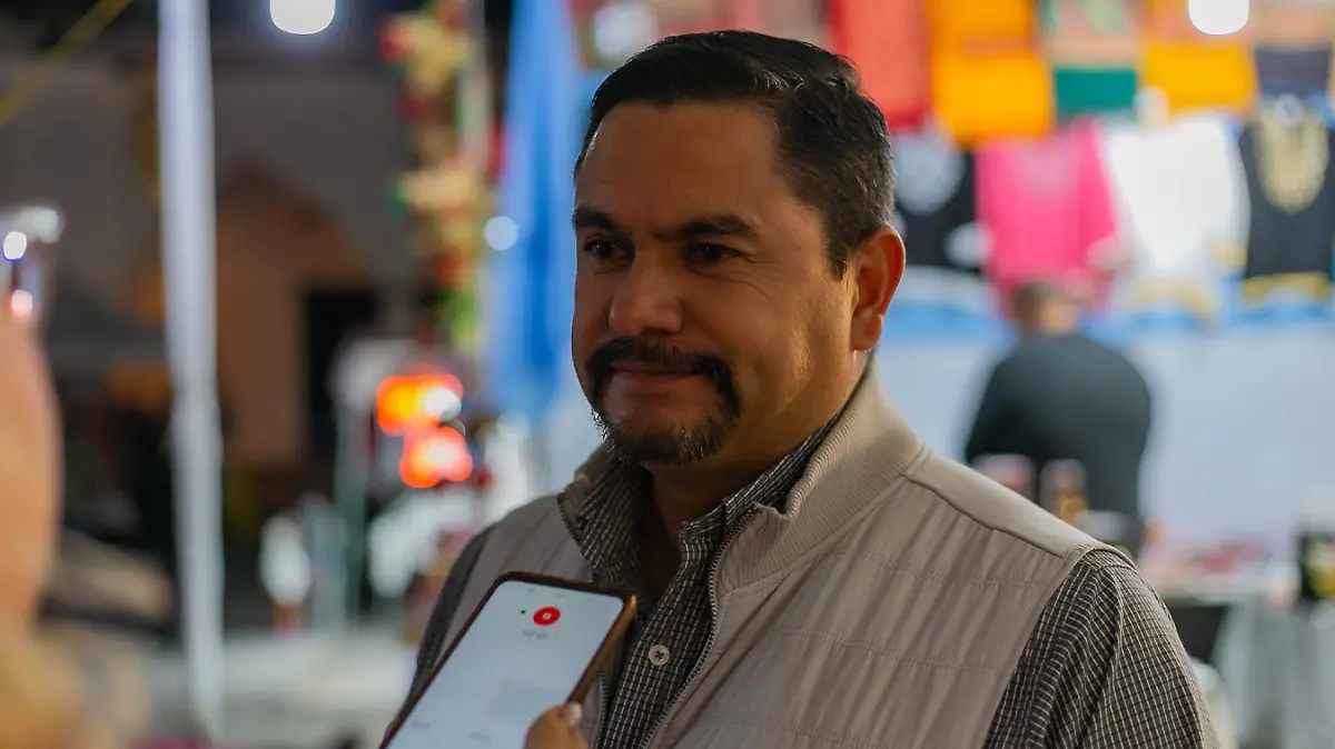 Luis Ugalde Ríos, director de Obras Públicas en Amealco
