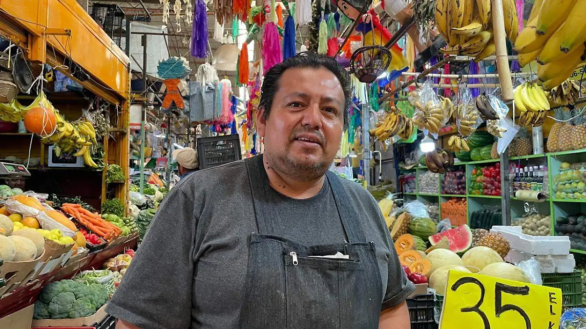 José Agustín Ruiz Paredes, locatario del mercado Reforma