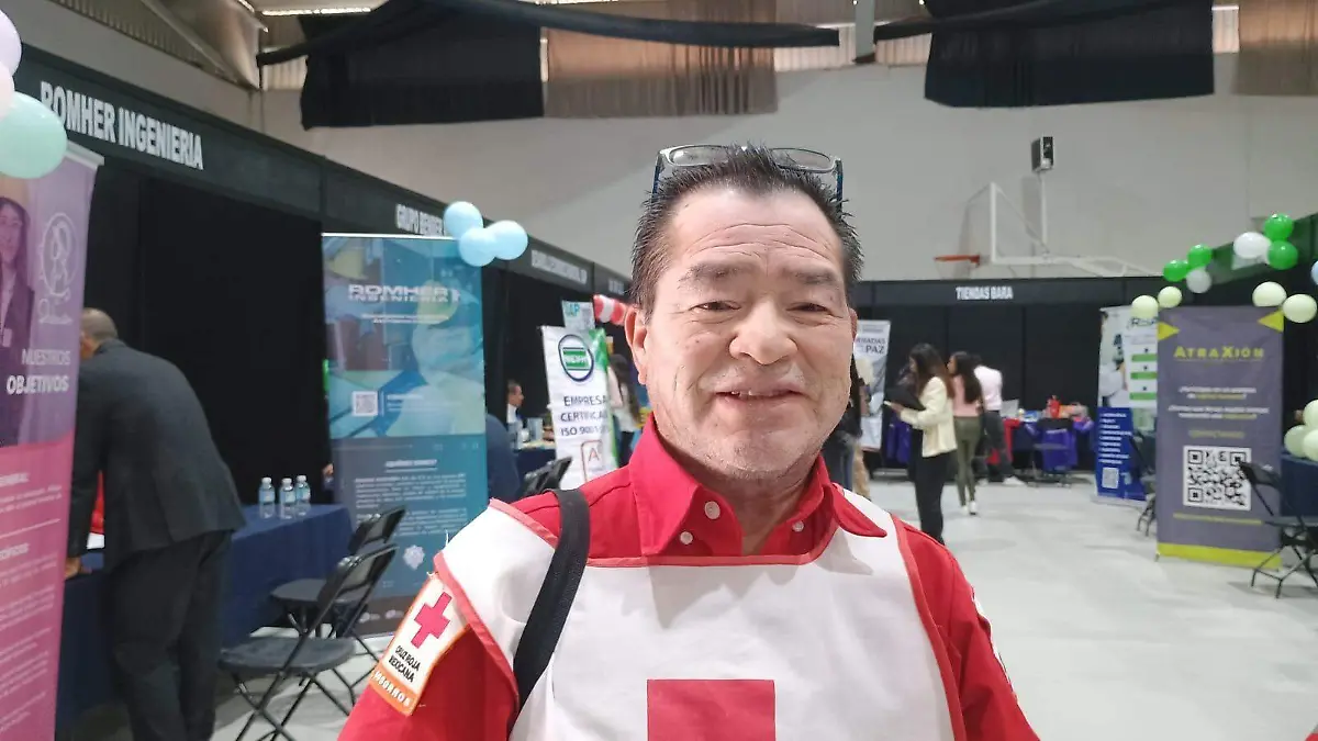 José Pablo Paz Gómez, Coordinador Local de Socorros de la Cruz Roja Mexicana, delegación San Juan del Río