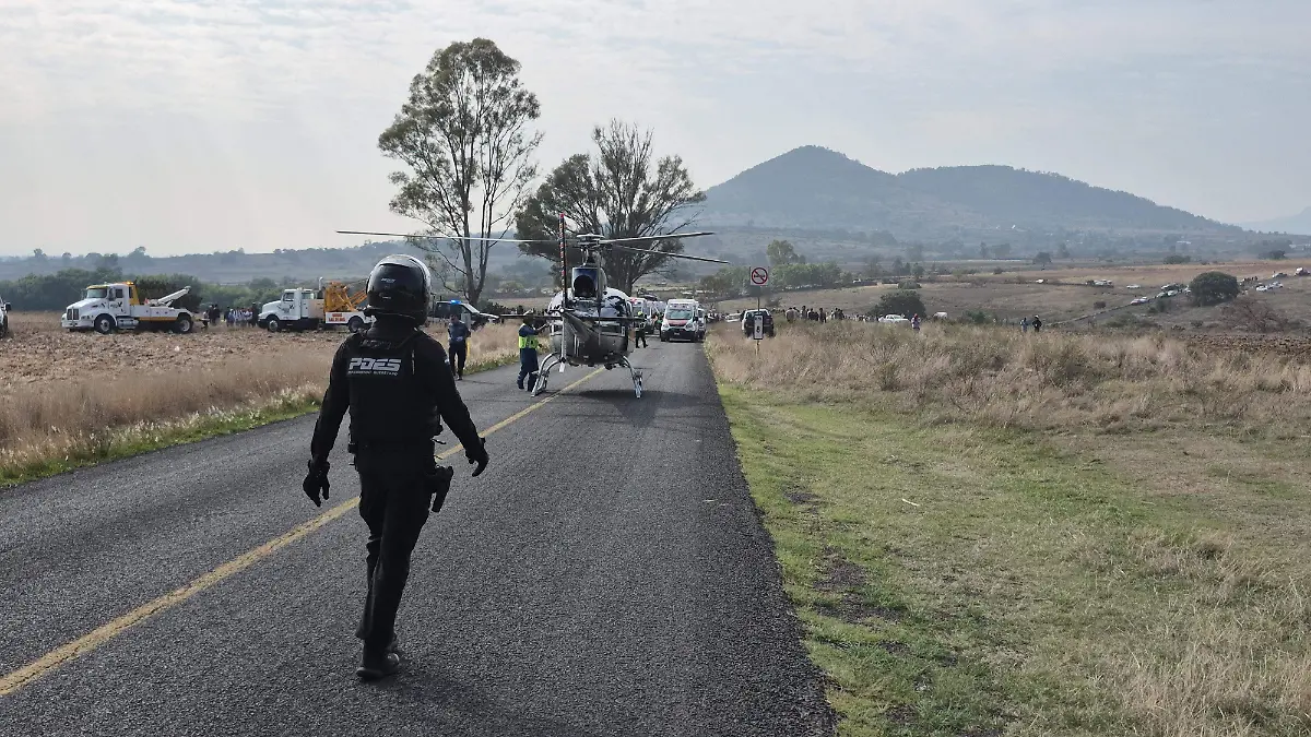 sjr Se hizo uso del helicóptero