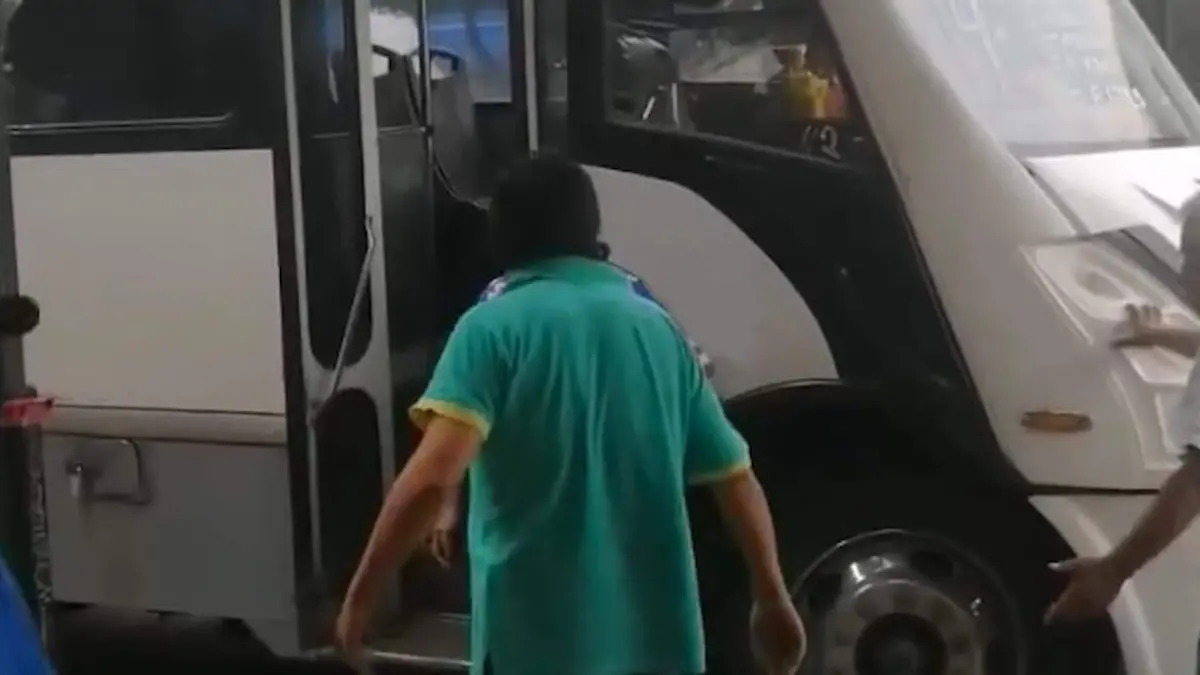 pelea camioneros
