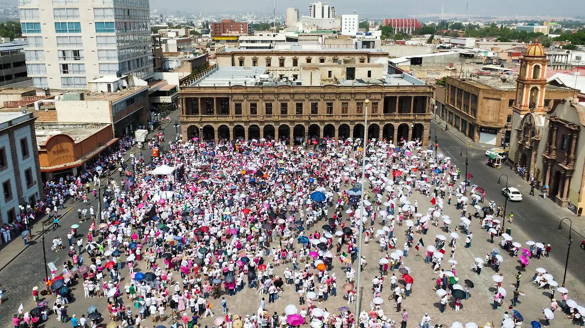 Marea Rosa en SLP