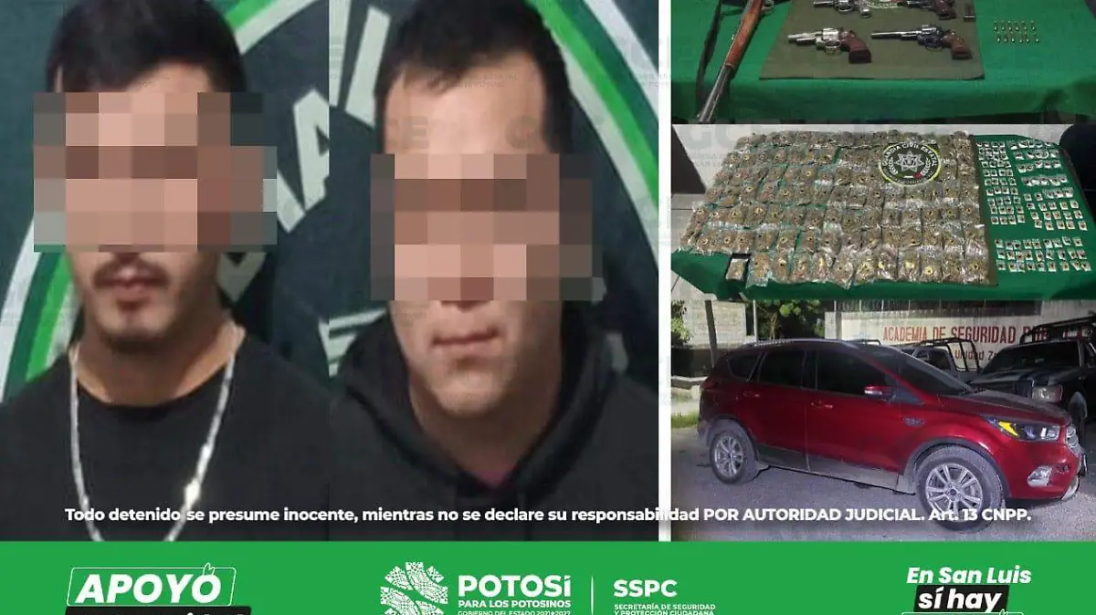 Detienen objetivos criminales