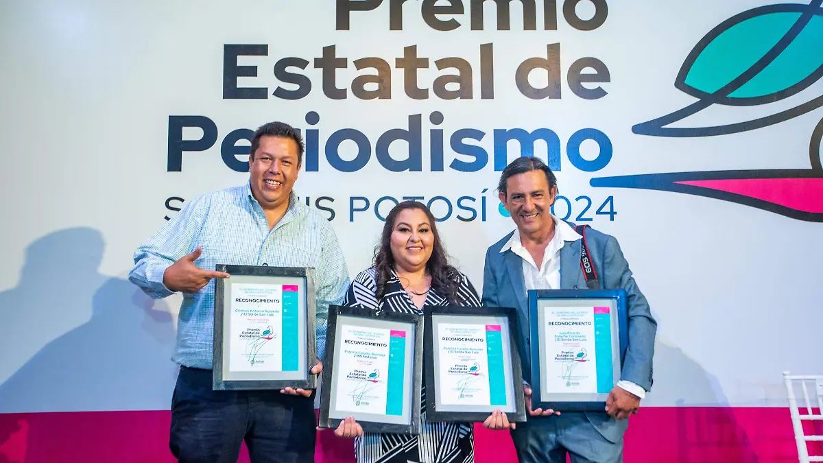 Ganadores, Premio Estatal de Periodismo 2024