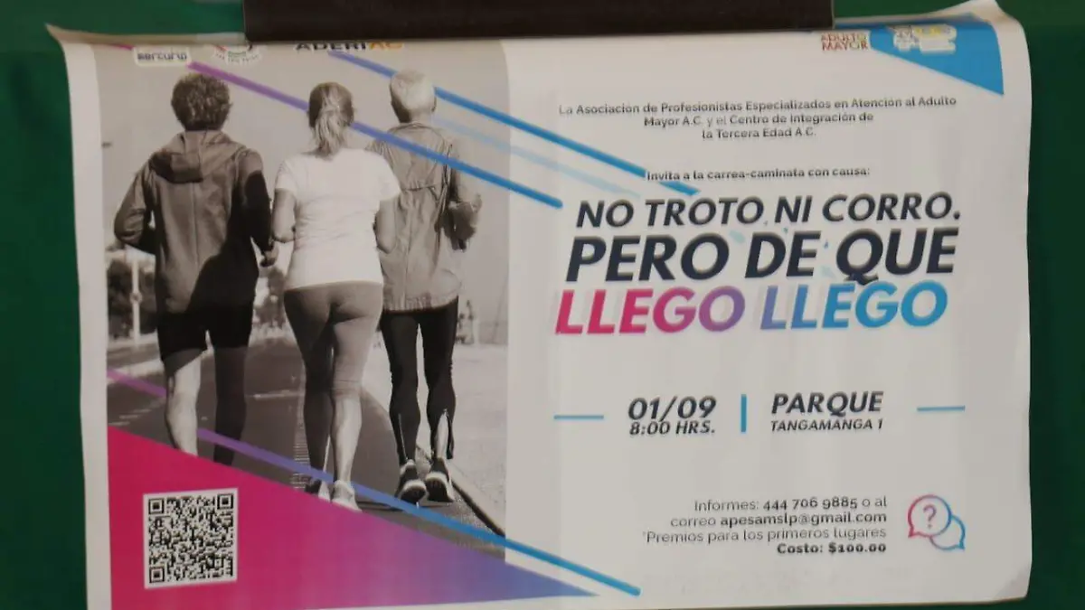 Carrera - No troto ni corro, pero de que llego, llego