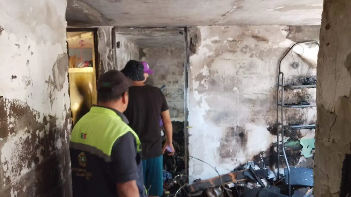 Incendio en Infonavit Morales