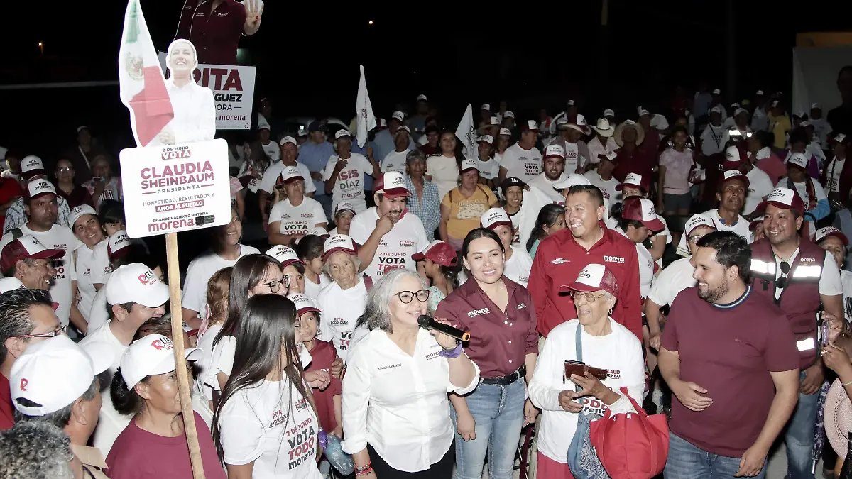 Rita Ozalia, candidata al Senado