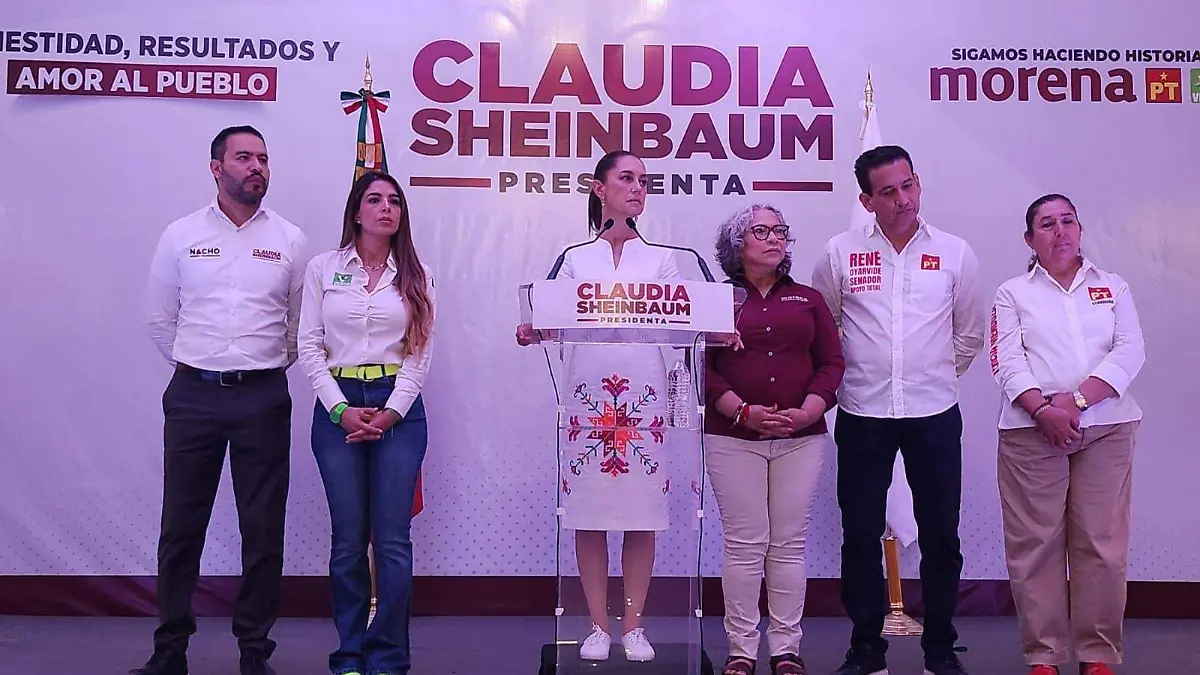Claudia Sheinbaum en la Huasteca Potosina
