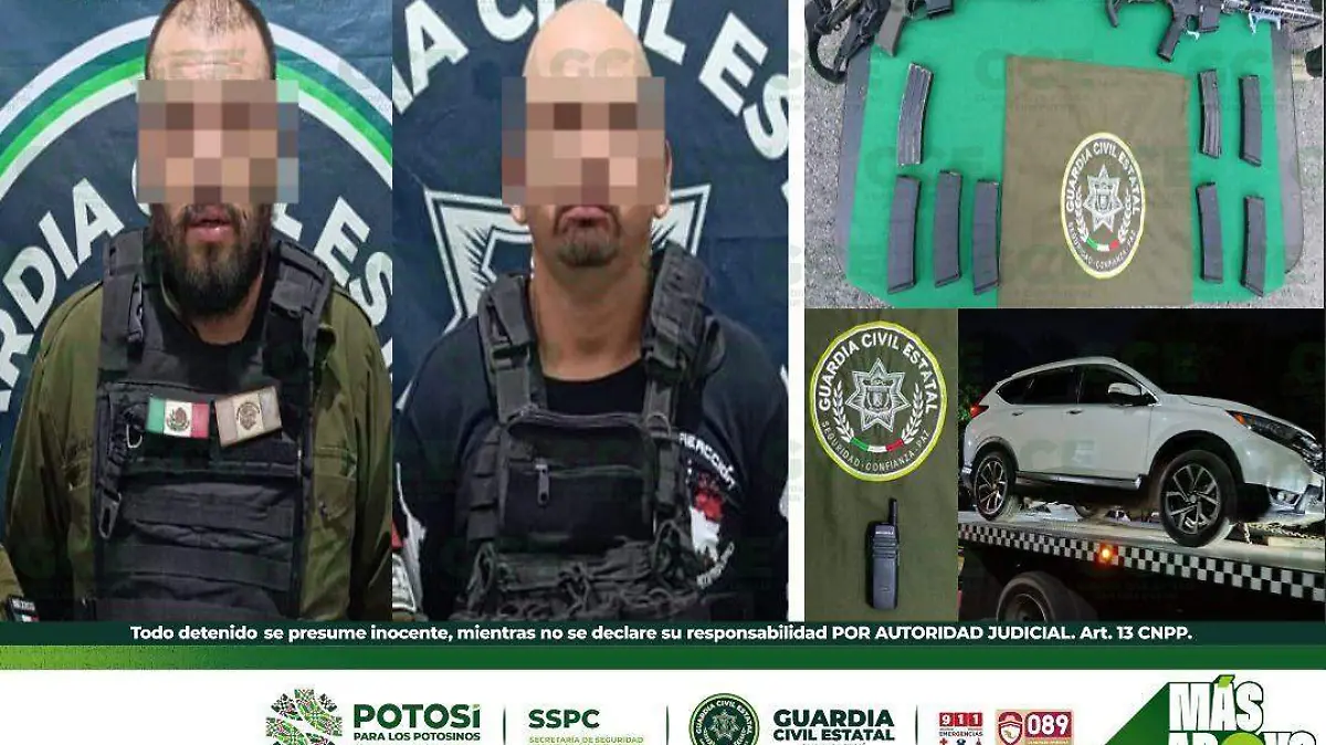 detenidos en Tamasopo