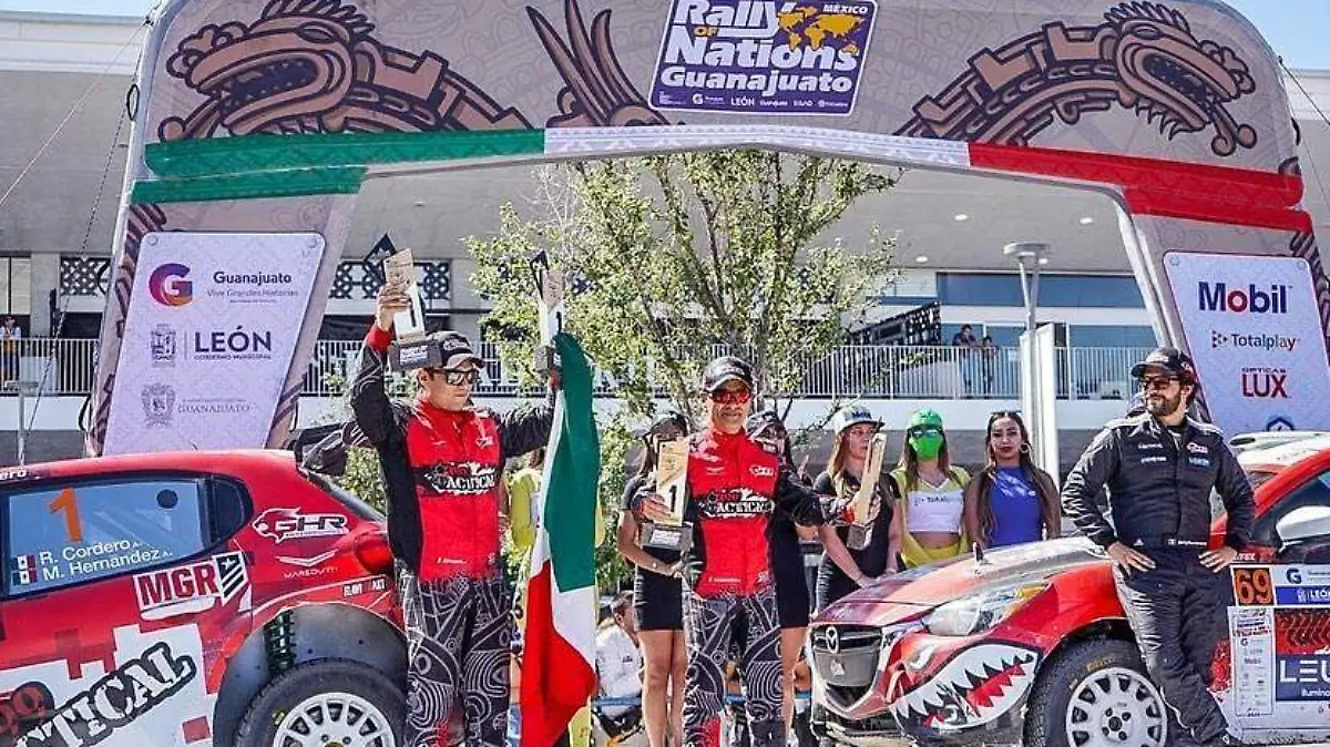 Ricardo Cordero finaliza segundo en el Rally 1