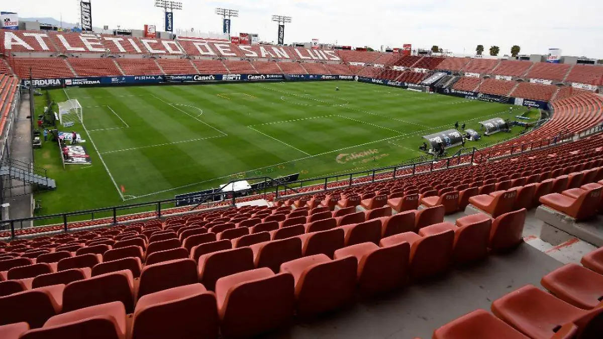 Un estadio sin gente, sin vida