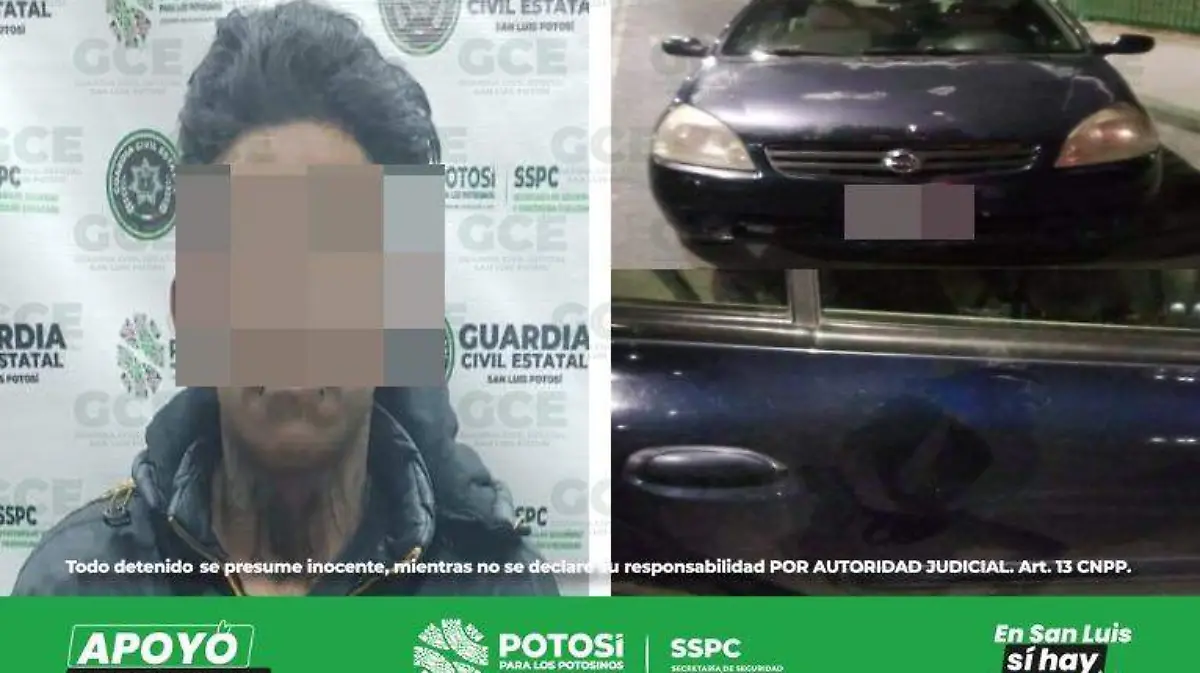 Causó daños a vehículo
