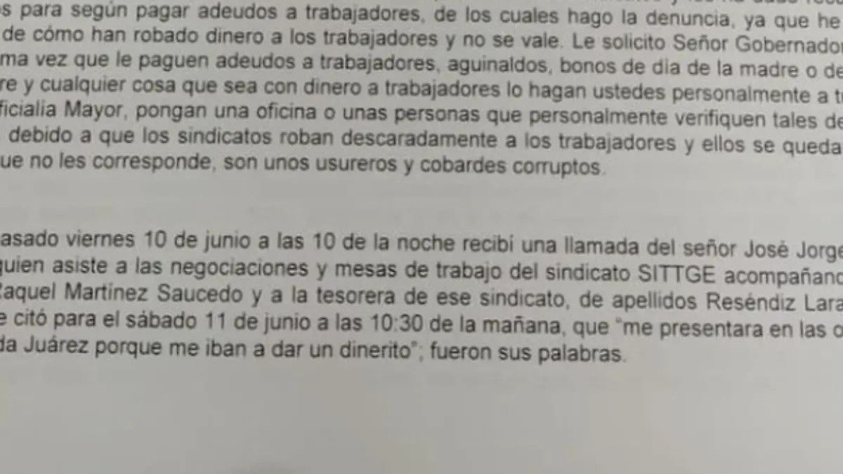Acusan por corrupcion