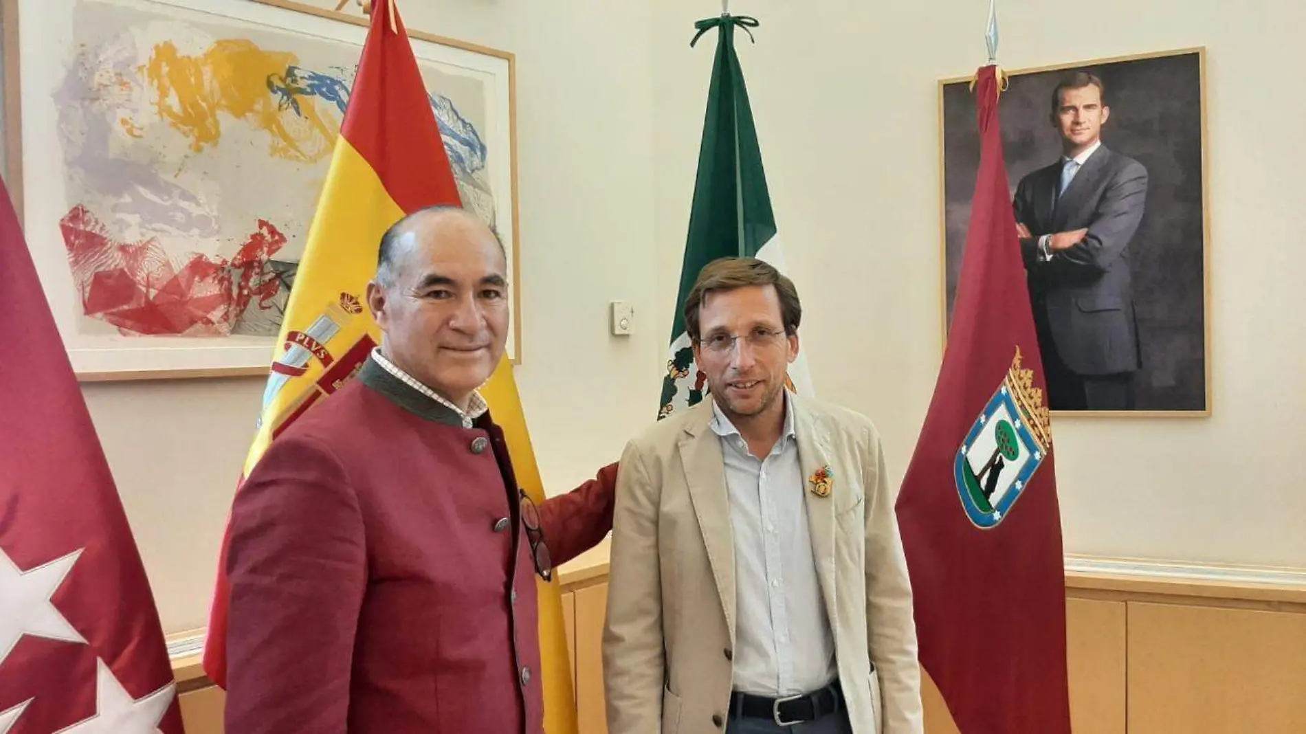 Alcalde visita España 