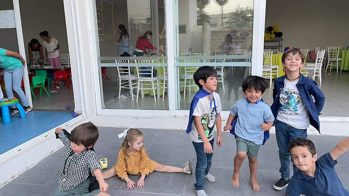 Los chiquitines se divirtieron al máximo