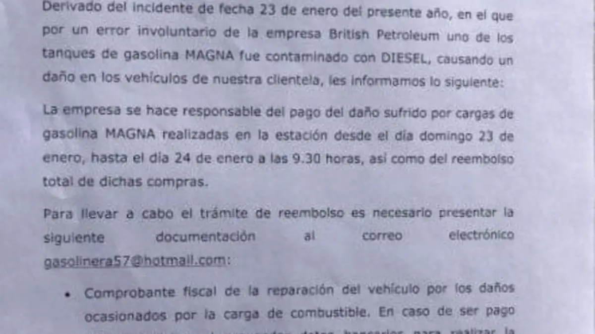 Comunicado BP