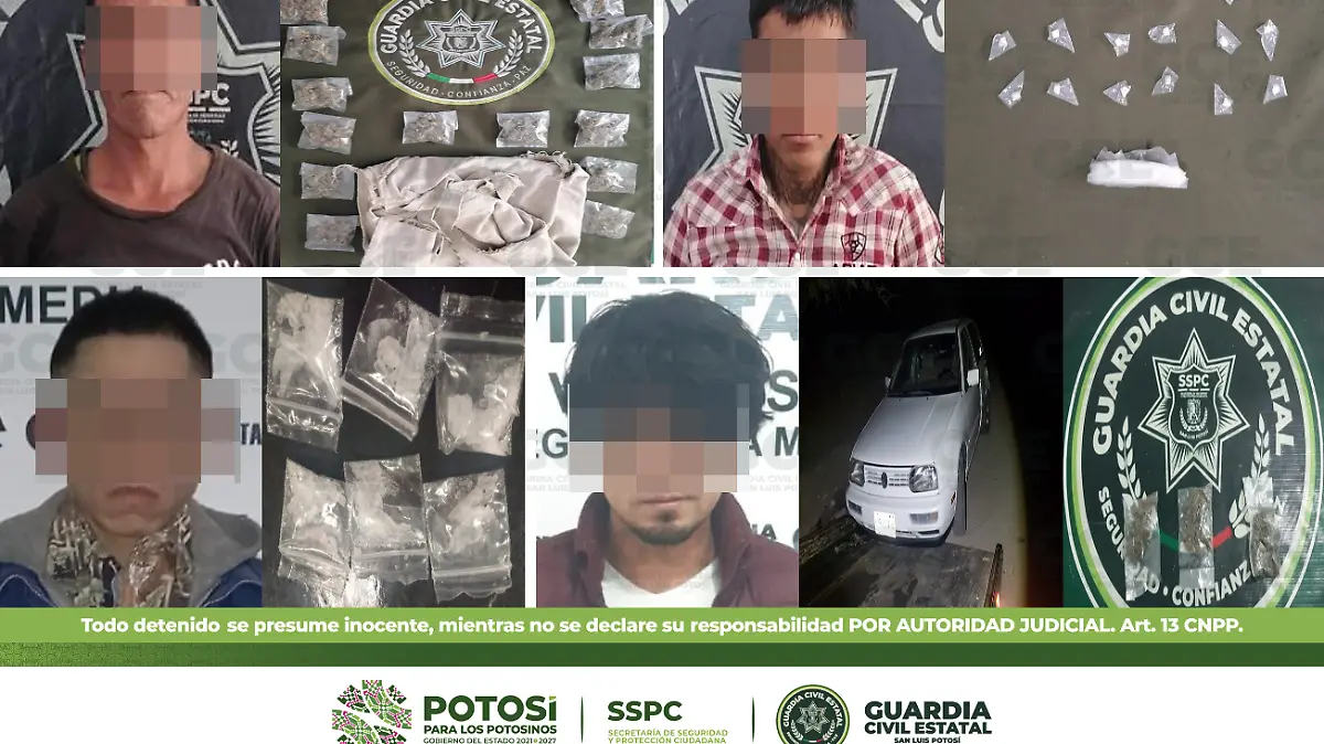 200123 Boletín 3109,DERIVADO DE ACCIONES DE VIGILANCIA, GUARDIA CIVIL ESTATAL DETIENE A 10 PERSONAS POR SUPUESTA POSESIÓN DE DROGA2