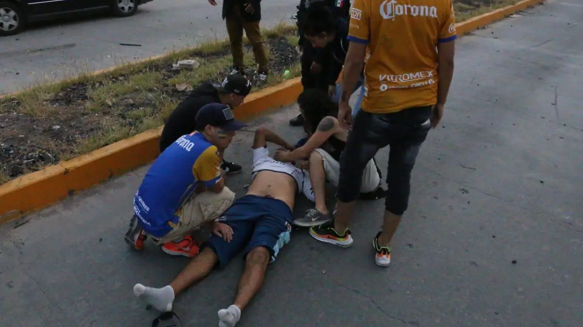 riña en el Lastras bronca pelea